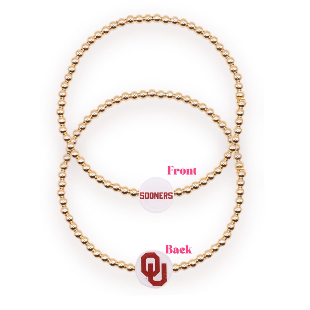 OU/ Sooners Logo Bracelet - S88