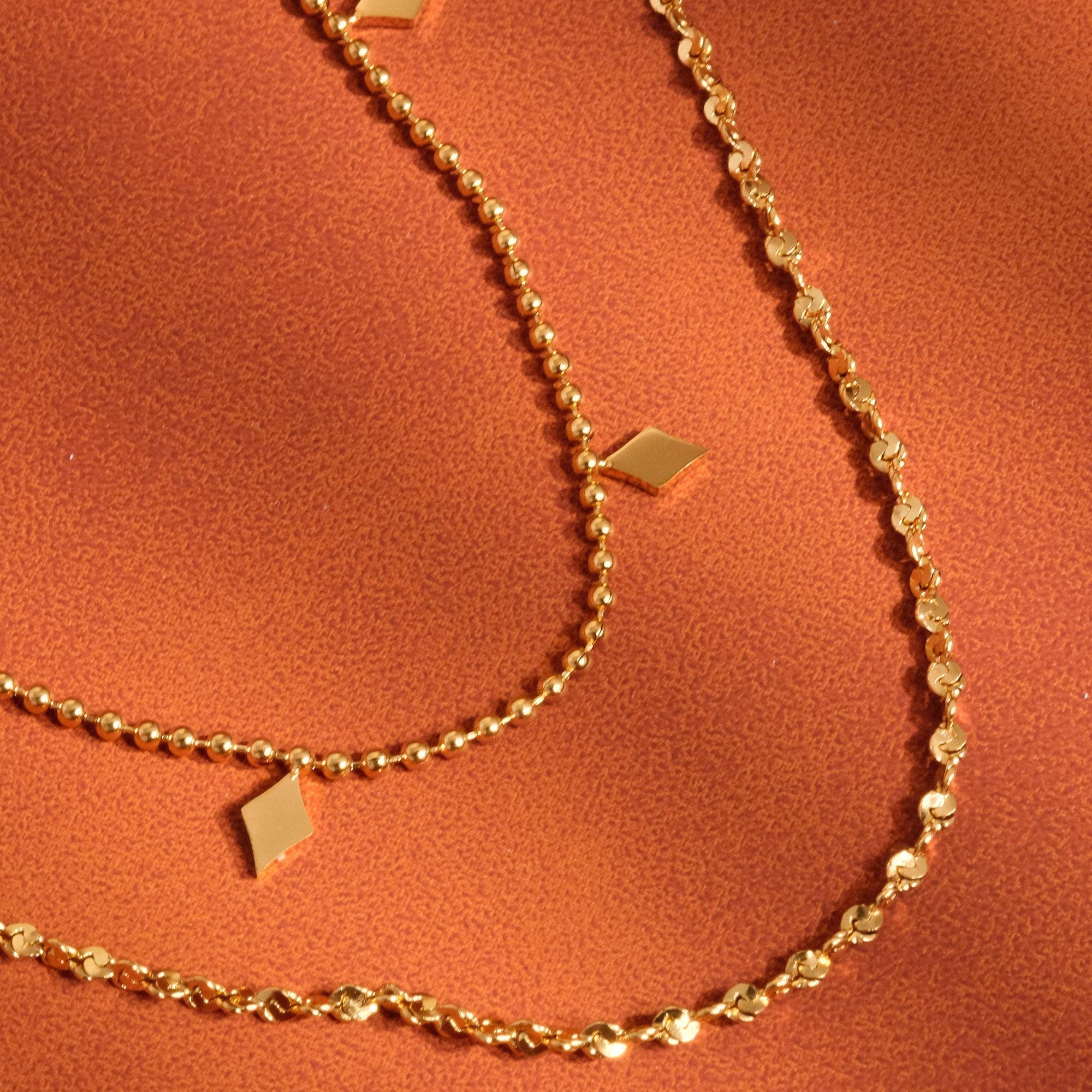 Layered Tassel Necklace - N100