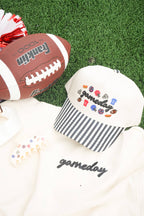 Gameday Icon Black Stripe Trucker Hat