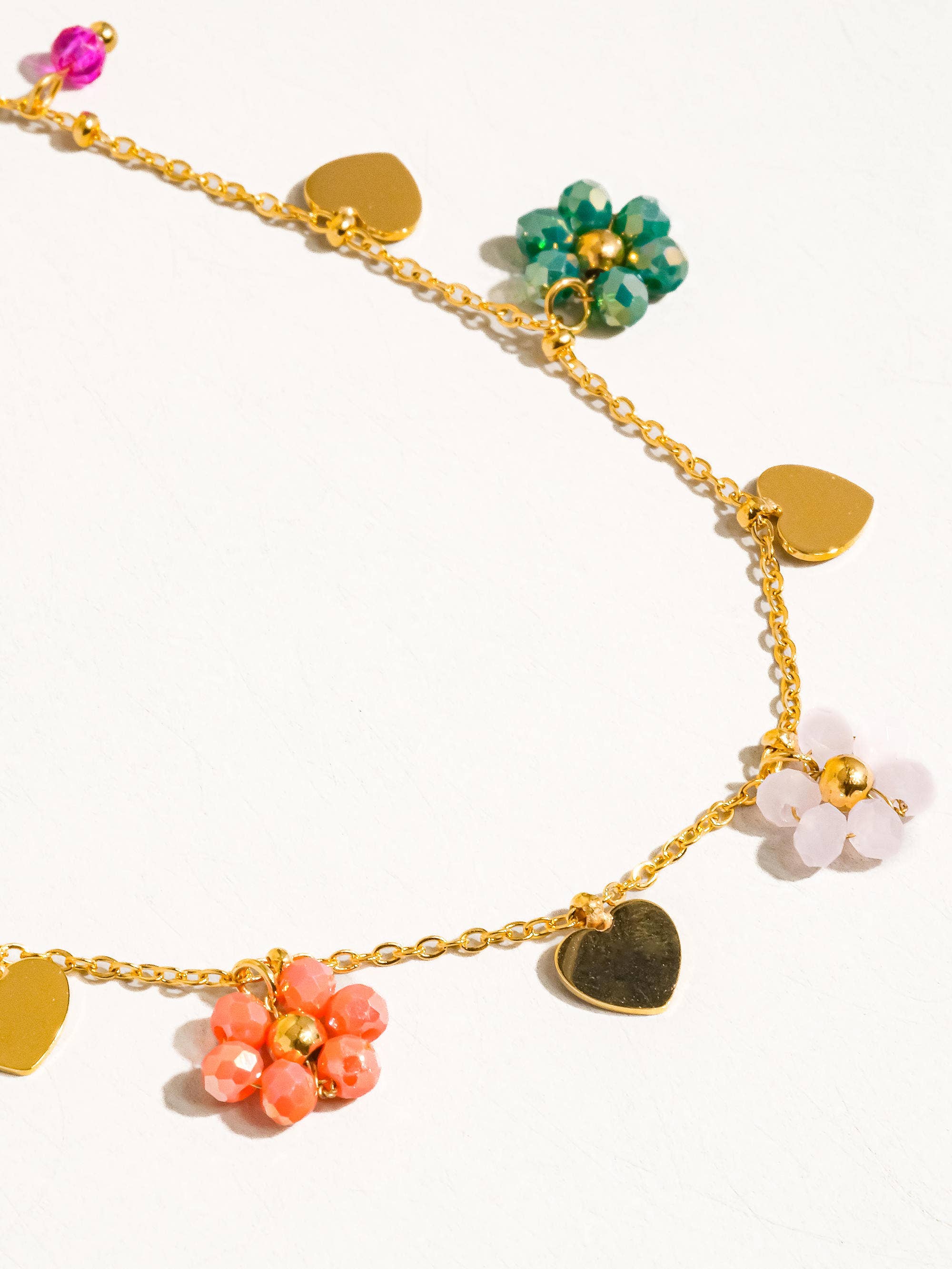 Summer Bloom Charm Necklace - N56