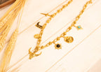 Cowboy Hat Gold Charm - C150