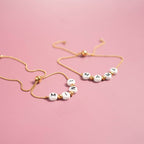 "Mini" Beaded Charm Bracelet - S49