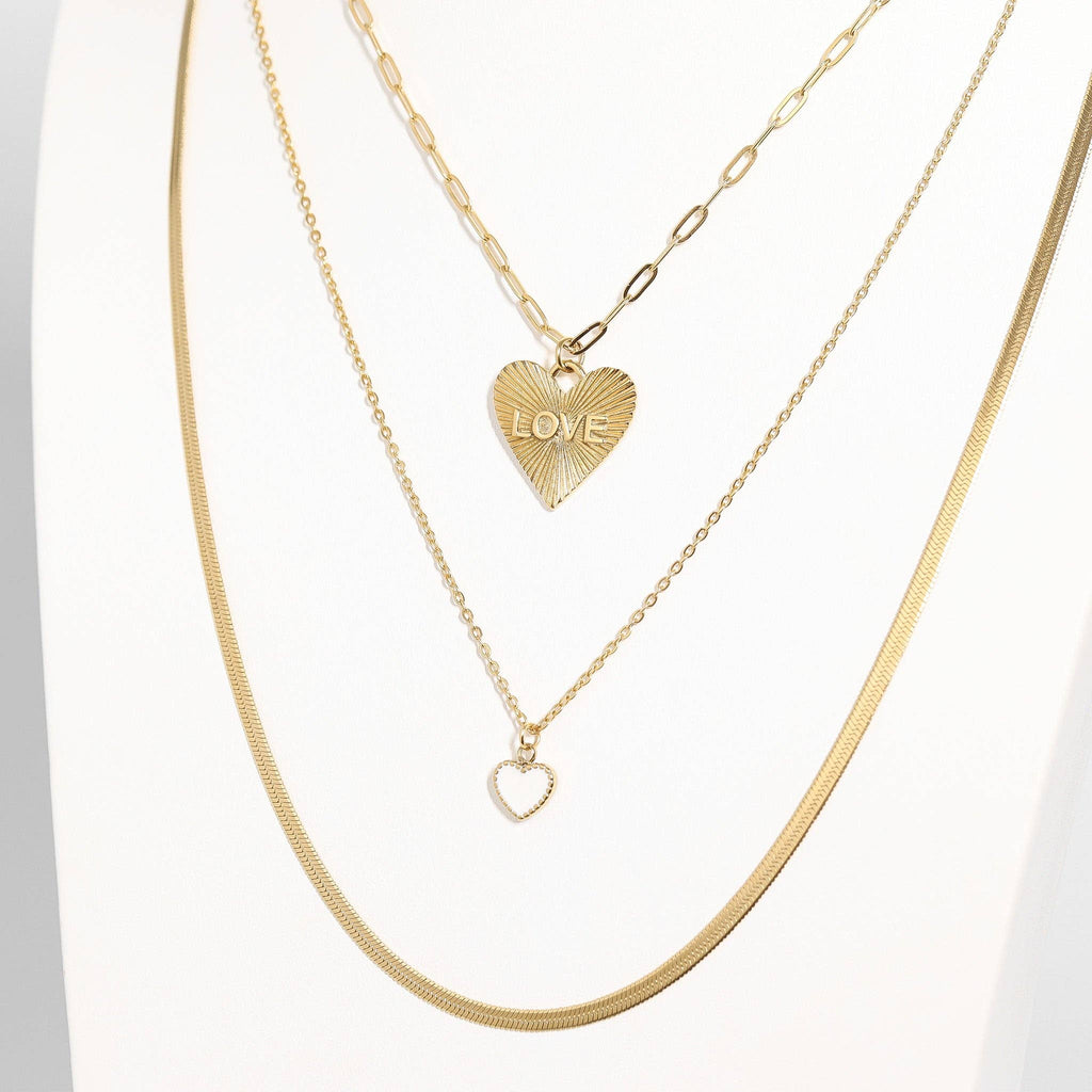 Sunburst Heart Love Charm - C232