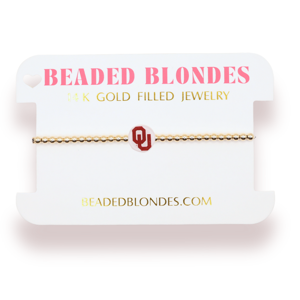 OU/ Sooners Logo Bracelet - S88