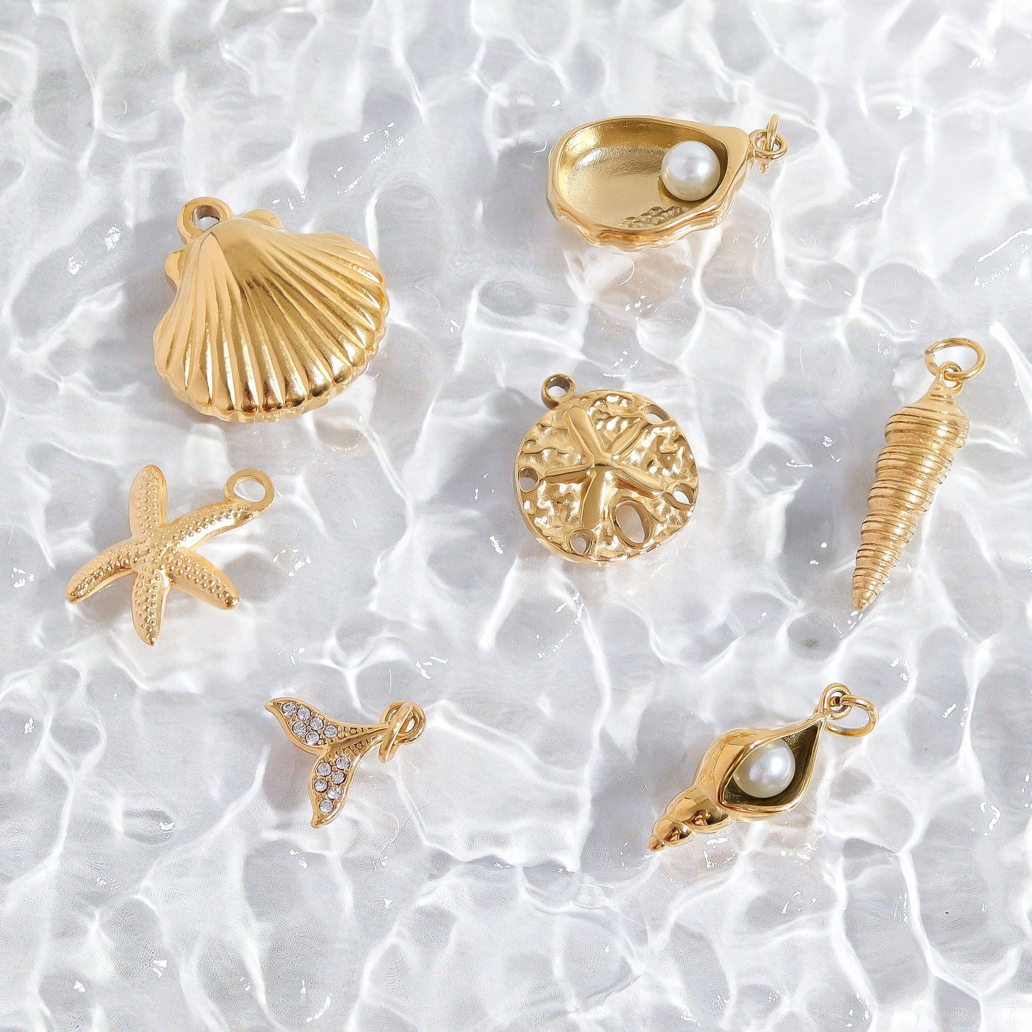 Ocean's Coin Charm - C86