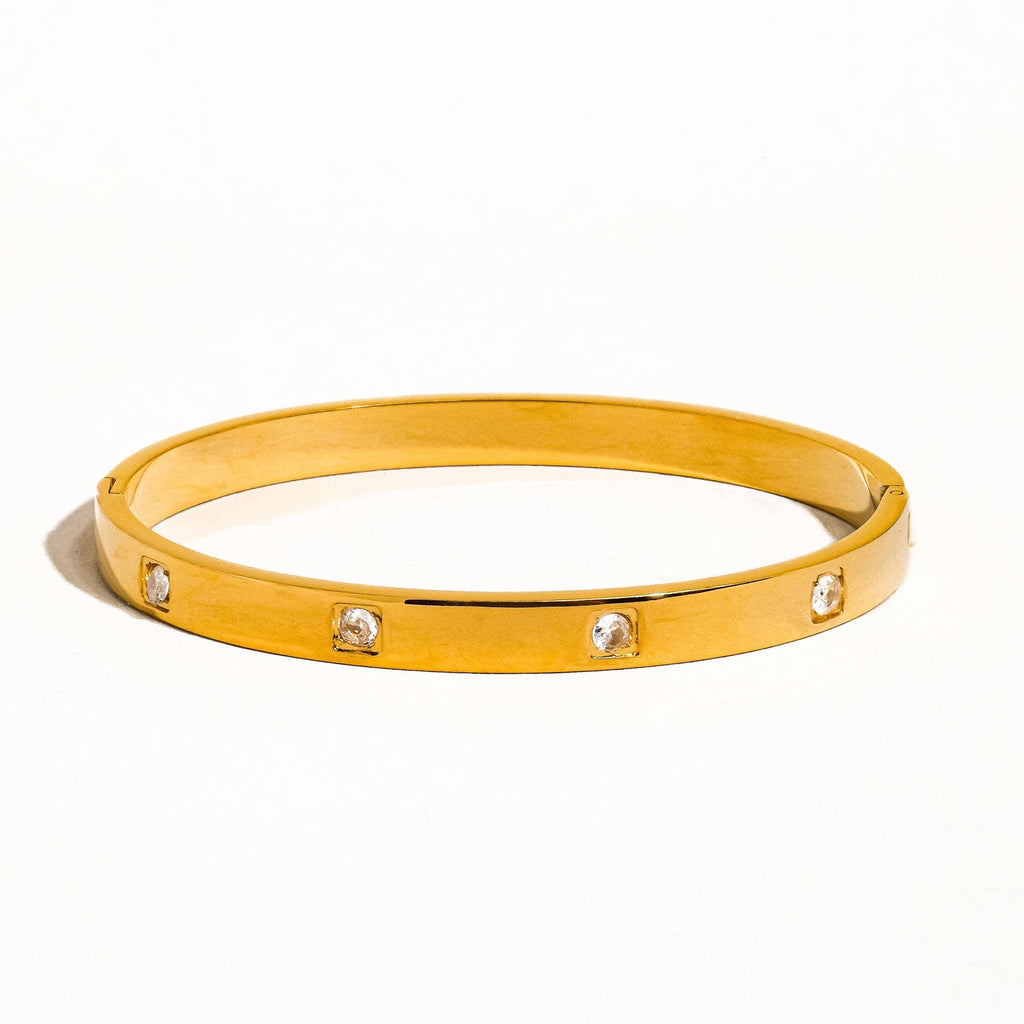 Neil Classic CZ Bangle: SS21