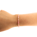Rosey Pink Sprinkle Bracelet - S92