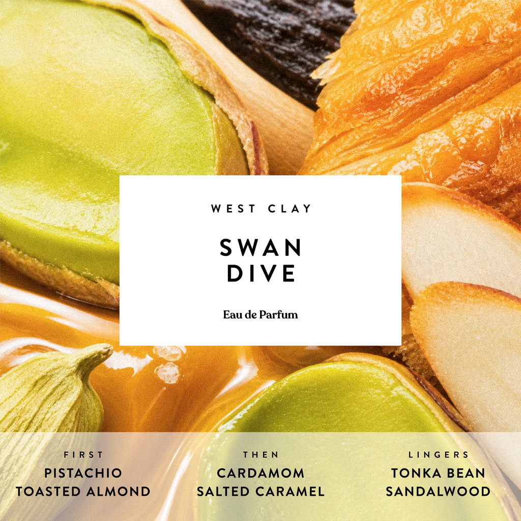 Swan Dive Perfume with Pistachio & Almond | Clean Fragrance