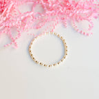 Luci Pearl Bracelet in Gold: Standard 6.75 inch