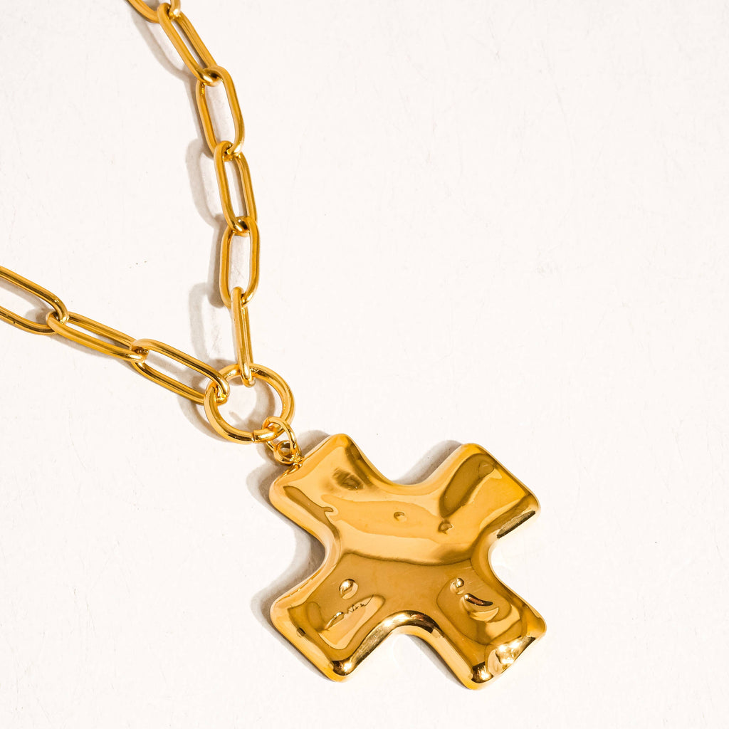 Bari Cross Chain Necklace - N106