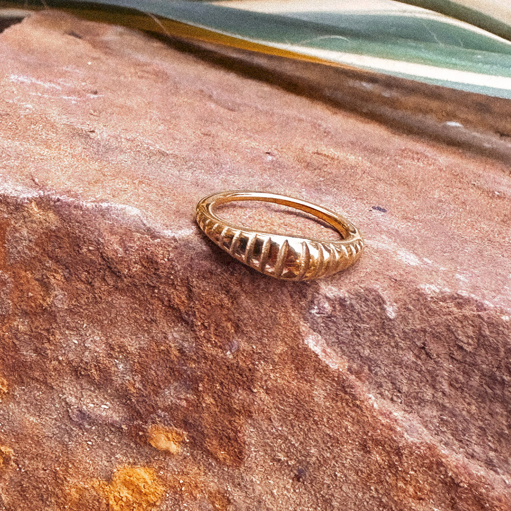 Golden Sunray  Ring - A20