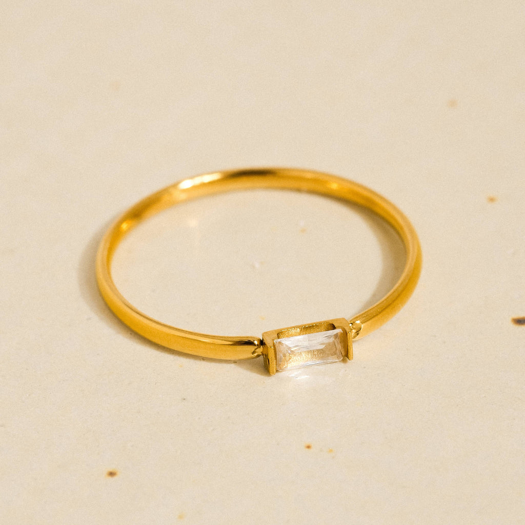 The Shae Minimalist Thin CZ Band: A52