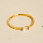 The Shae Minimalist Thin CZ Band: A52