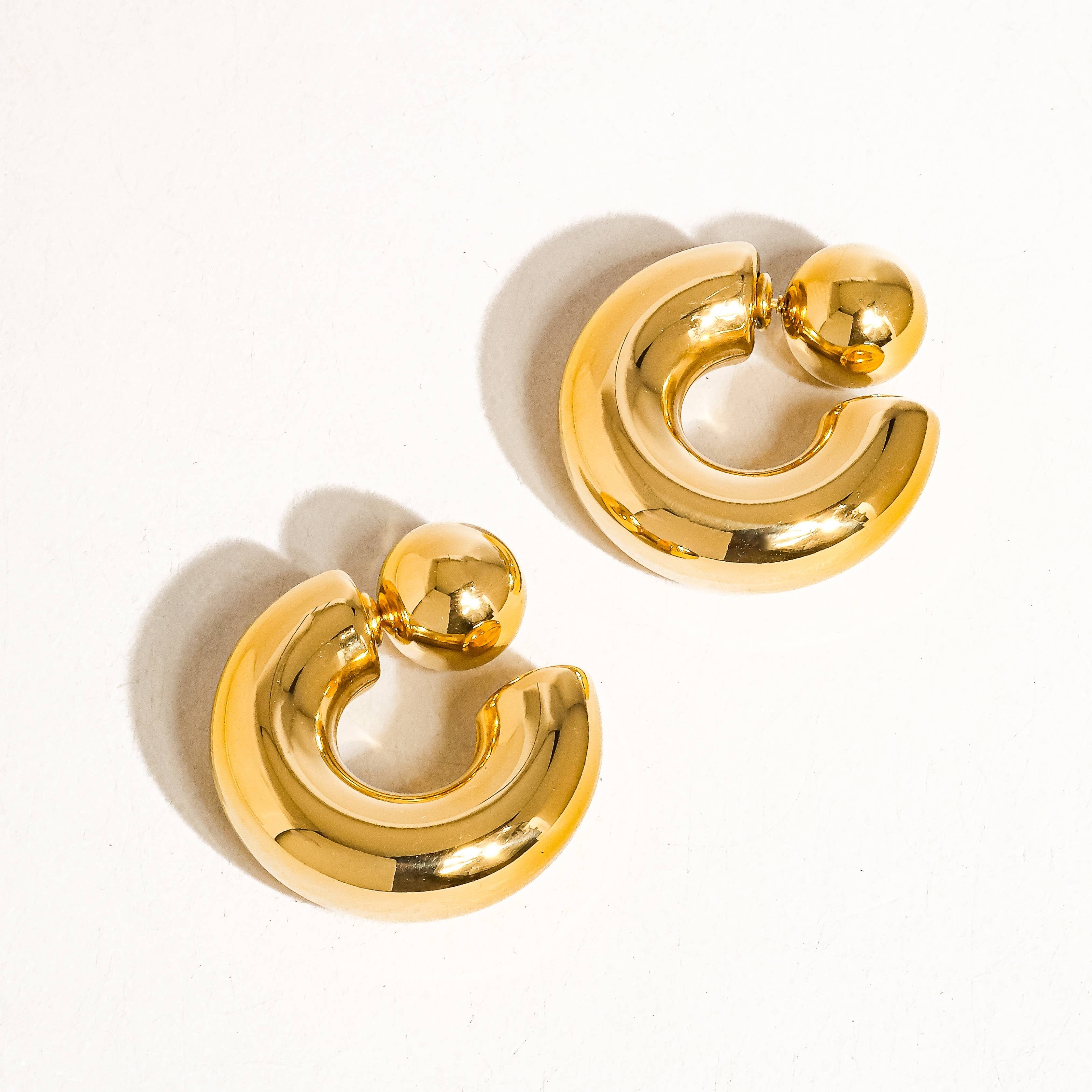 Ball Hoop Earring - EE6