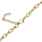Hammered Gold Chain Necklace - N63