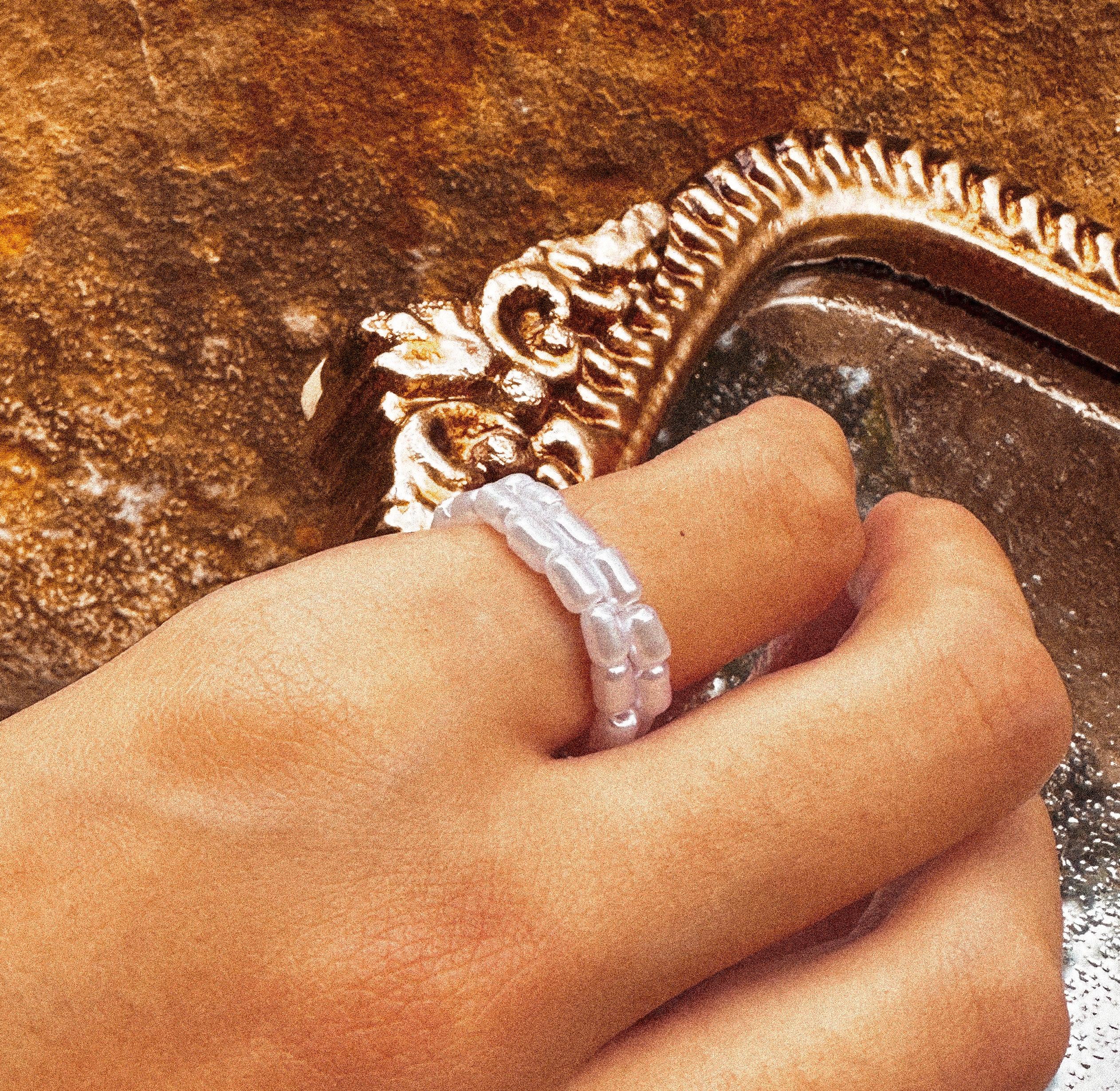 Pearly Beach Ring - B3