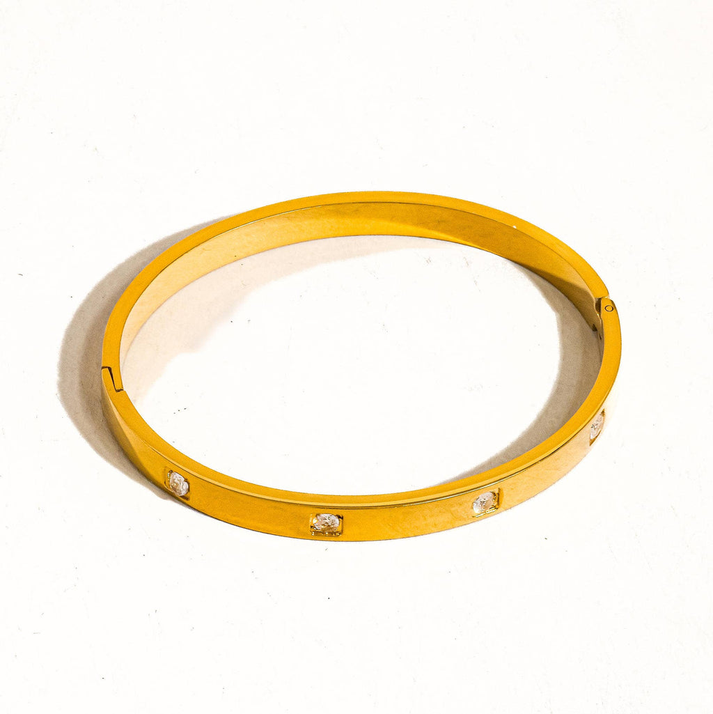Neil Classic CZ Bangle: SS21