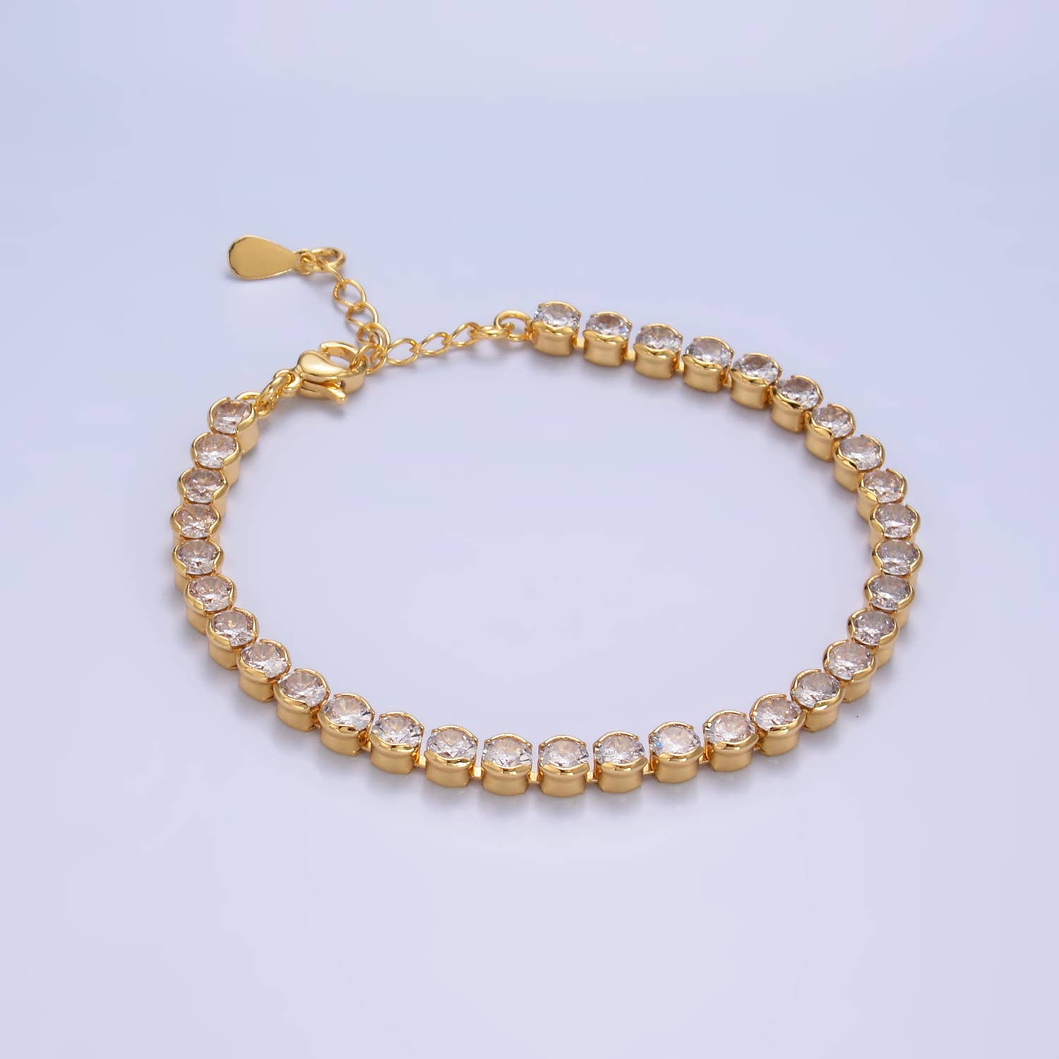 Golden Spark Tennis Bracelet - S30