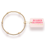 Claire Fluted Bracelet in Gold: Standard 6.75 inch