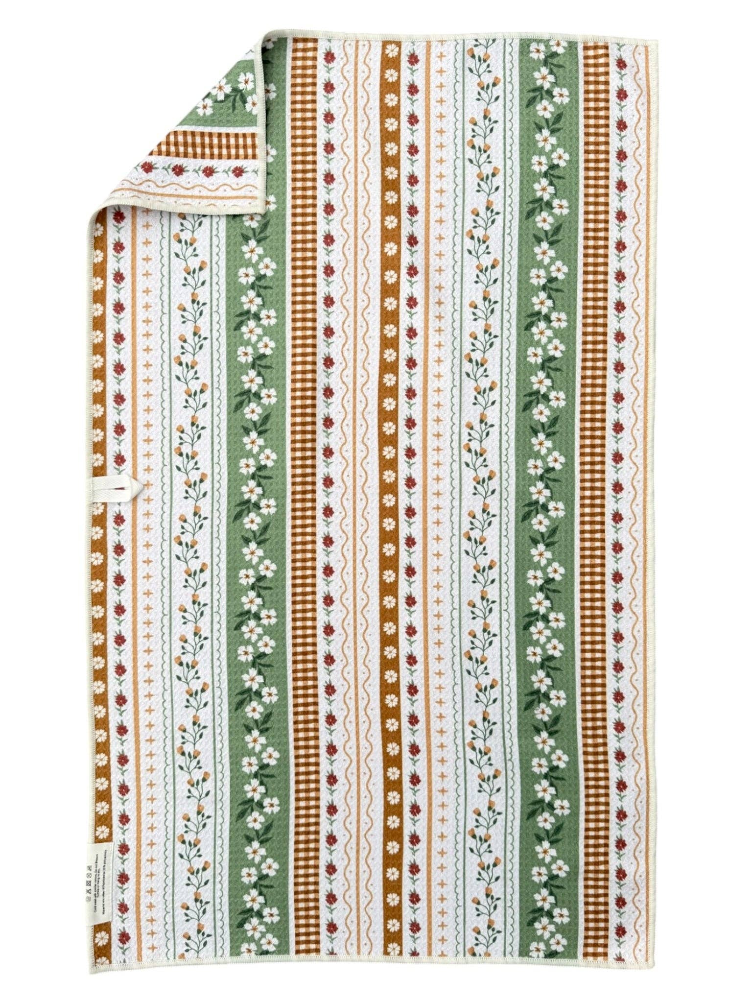 Erin: Double-Sided Hand Towel: Cream / Hand Towel (17 in x 27 in)