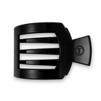 Square Flat Hair Clip | Large | Jet Black