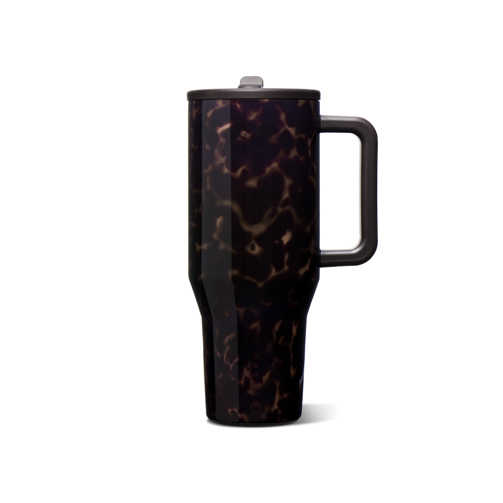 Mocha Tortoise HydroJug 40 oz Traveler Tumbler