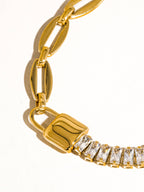 Benson Rhinestone Chain Bracelet - SS23