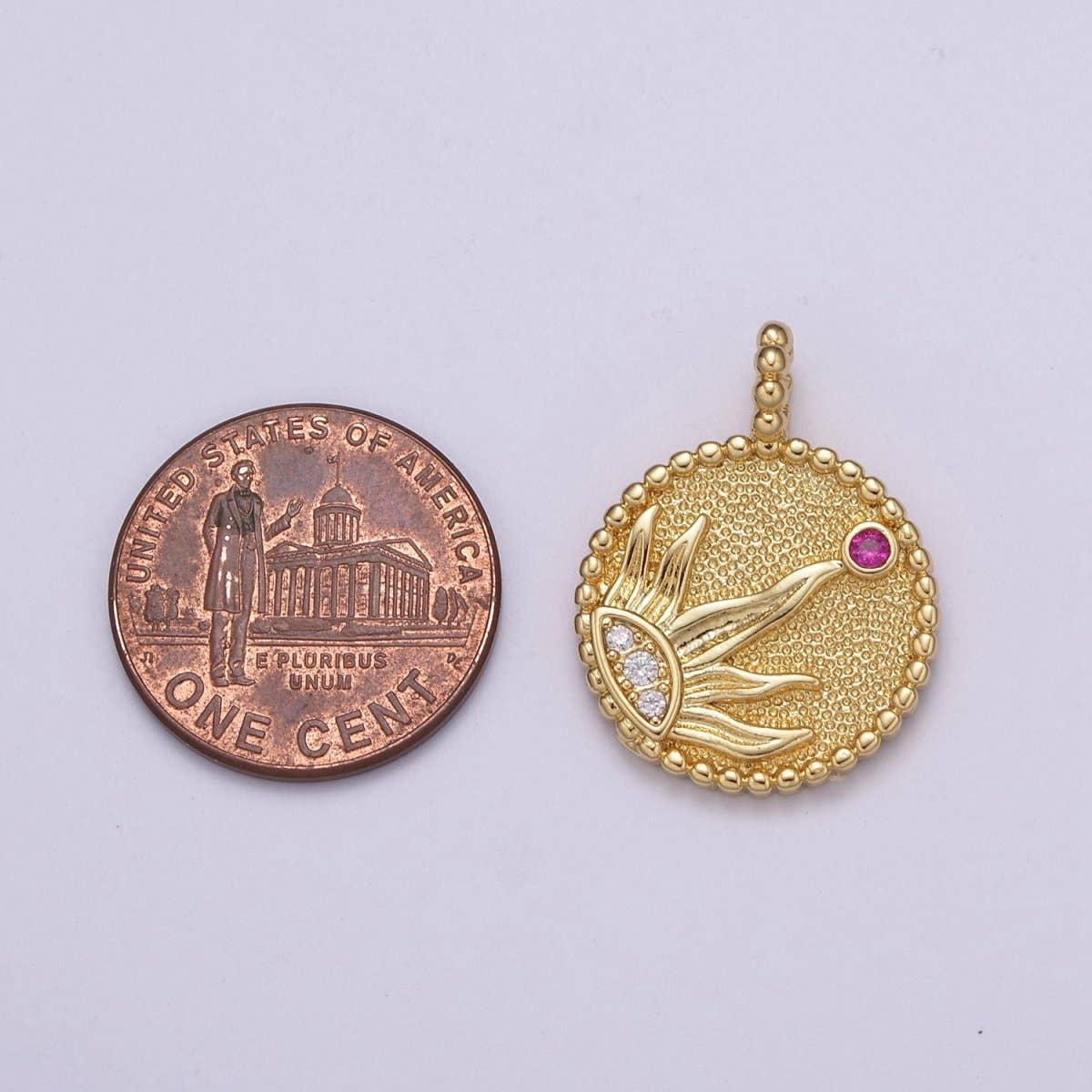 Radiant Sunburst Charm - C124