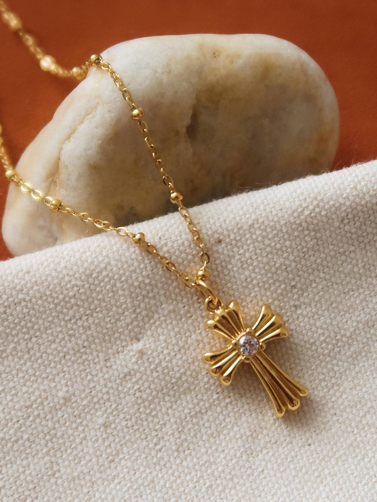Piece Cross Necklace - N122