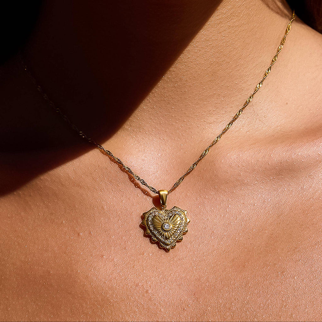 Valea Heart Pendant Necklace: N6