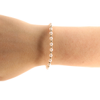 Luci Pearl Bracelet in Gold: Standard 6.75 inch