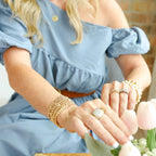 Lucky Fluted Bracelet - S108