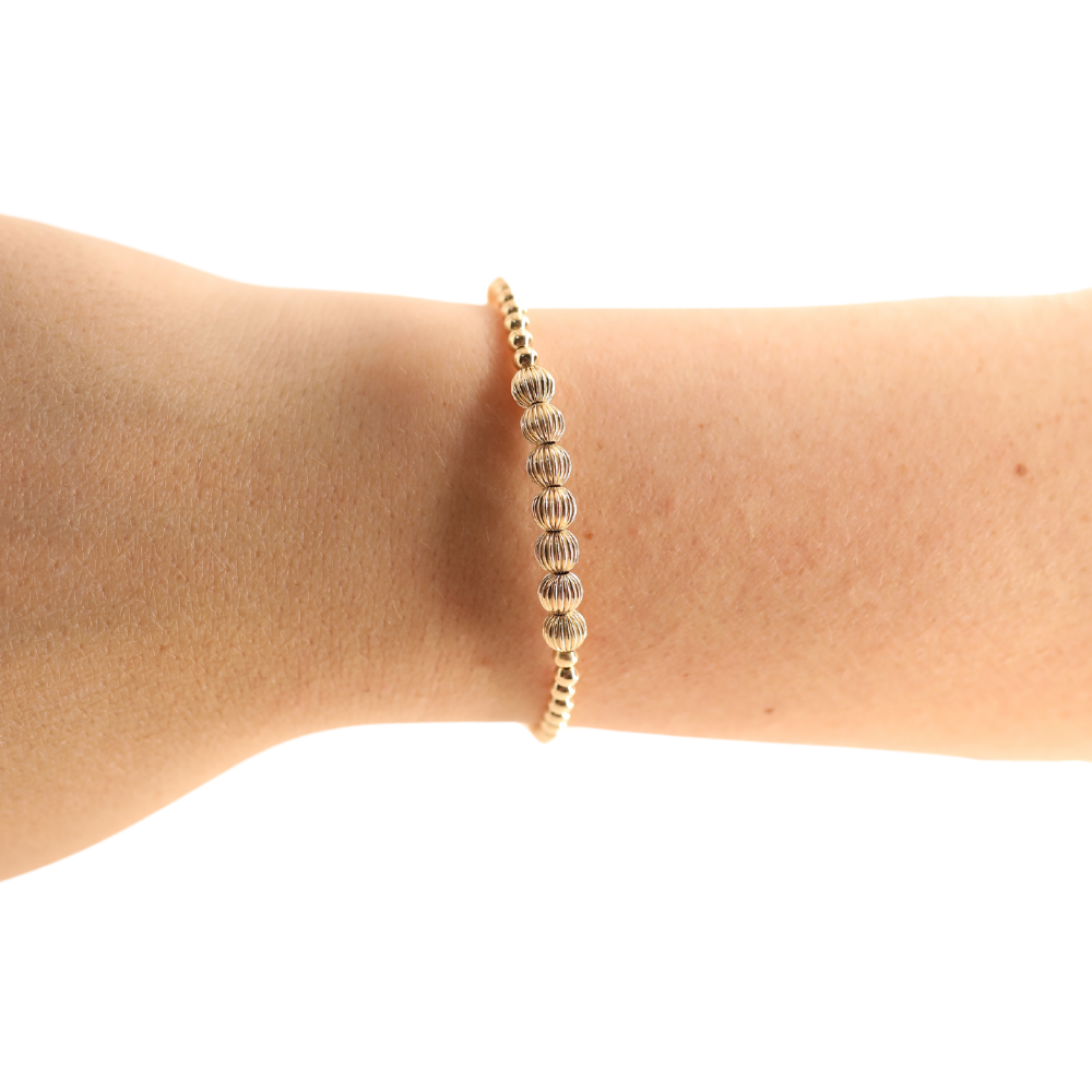Lucky Fluted Bracelet - S108