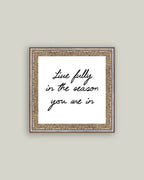 Live Fully Framed Antique Art: 6x6