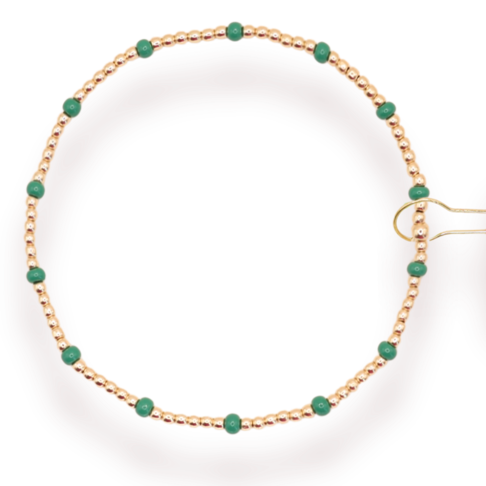 Green Dainty Poppi Bracelet - S79