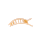 Flat Rectangle Hair Clip | Small | Almond Beige