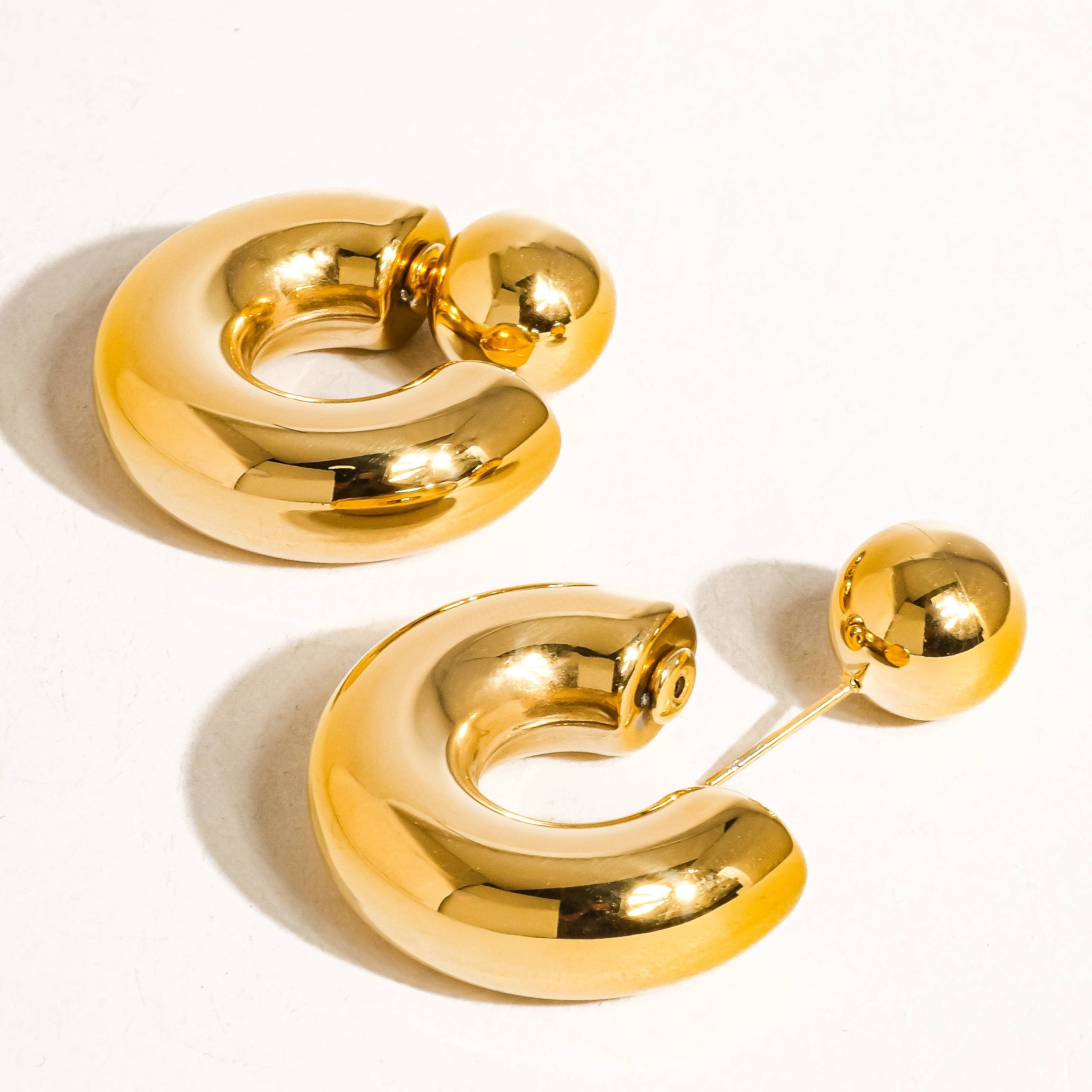 Ball Hoop Earring - EE6