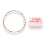 Mini Katy Bracelet in Silver with Gold: Standard 6.75 inch