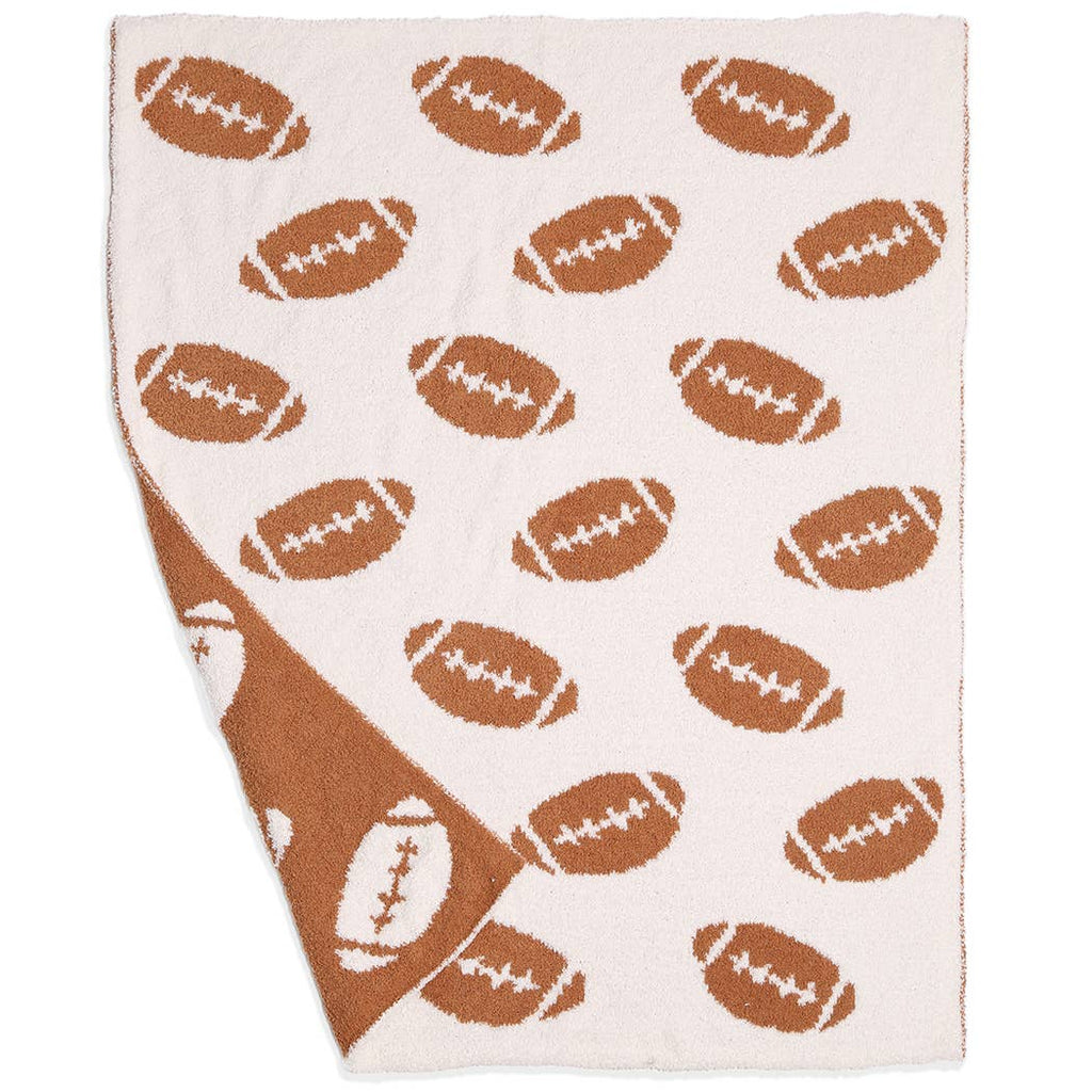 Kids Baby Football Pattern Throw Blanket: FC2