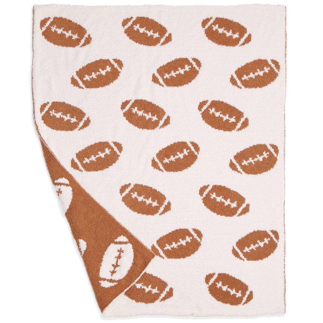Kids Baby Football Pattern Throw Blanket: FC2