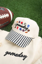 Gameday Icon Black Stripe Trucker Hat