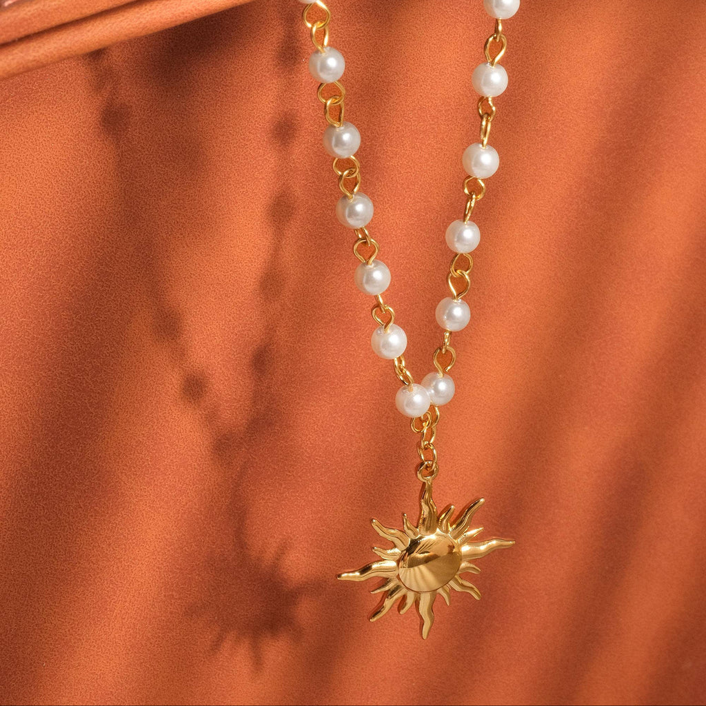 Sun Beaded Necklace: N123