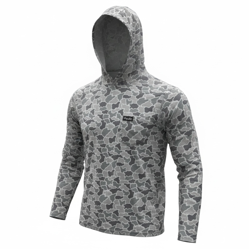 Drift Performance Hoodie - Hideaway Camo: Honey Hole