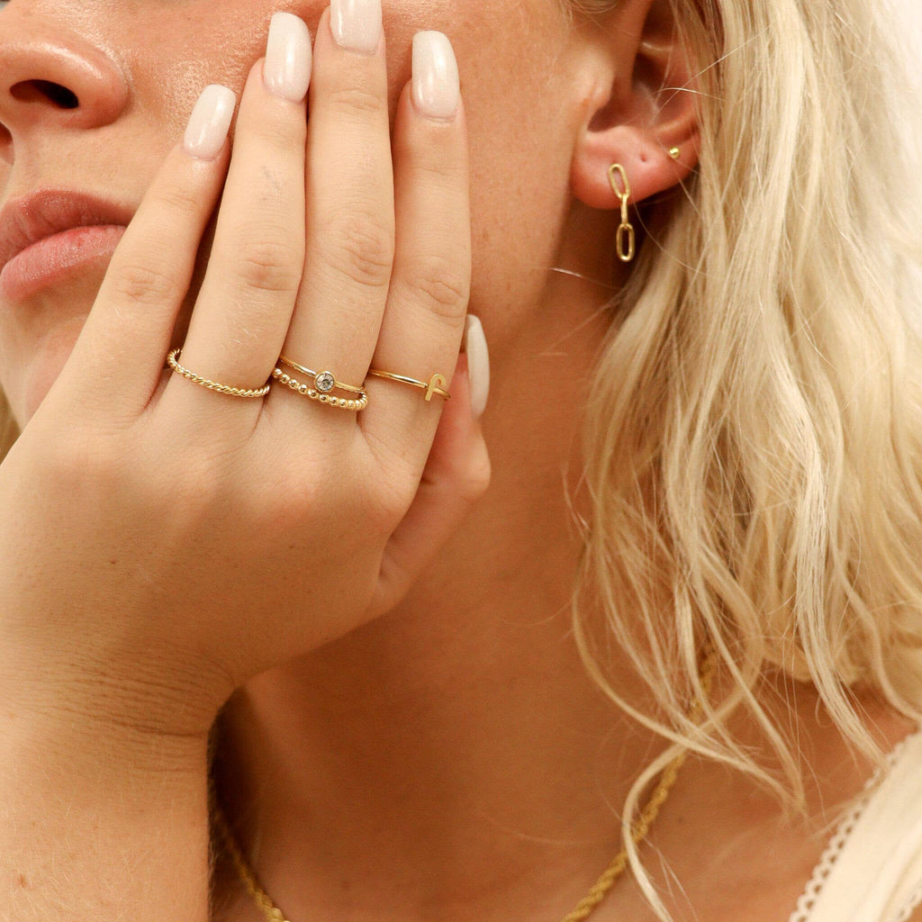 Braided Stacking Ring - A37