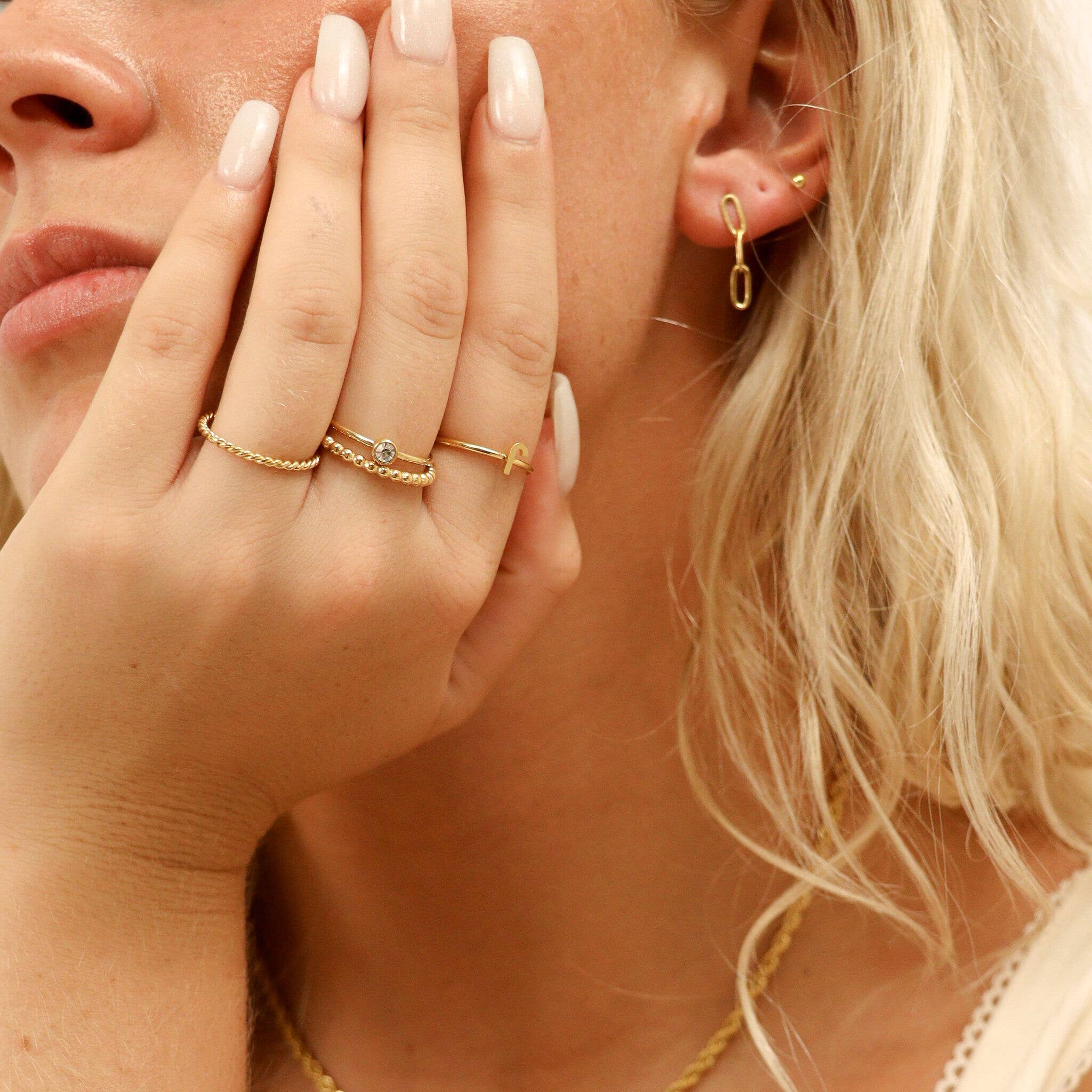 Braided Stacking Ring - A37