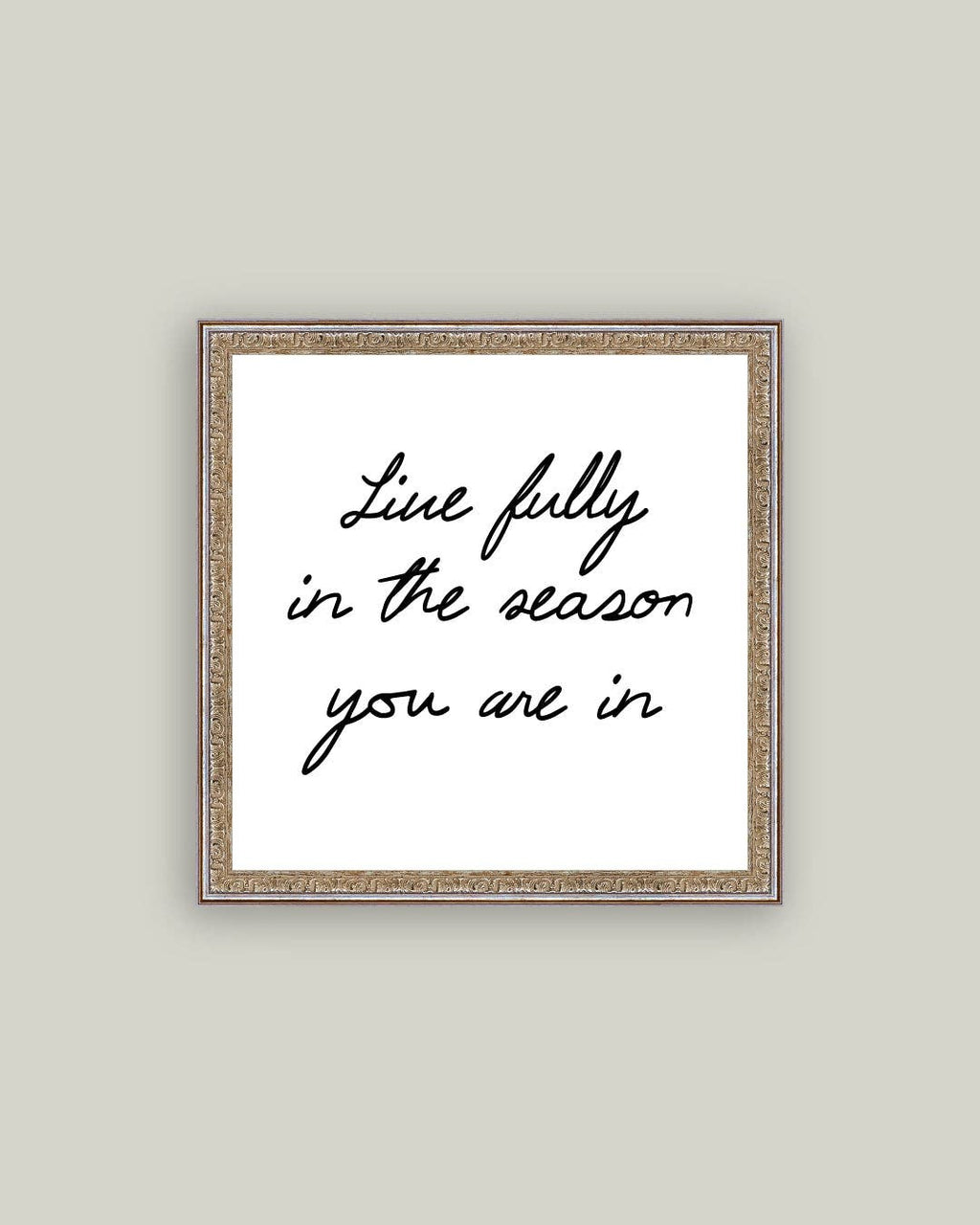 Live Fully Framed Antique Art: 6x6