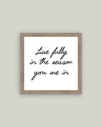 Live Fully Framed Antique Art: 6x6
