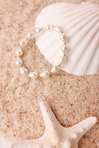 Saylor Pearl Bracelet in Gold: Standard 6.75 Inch
