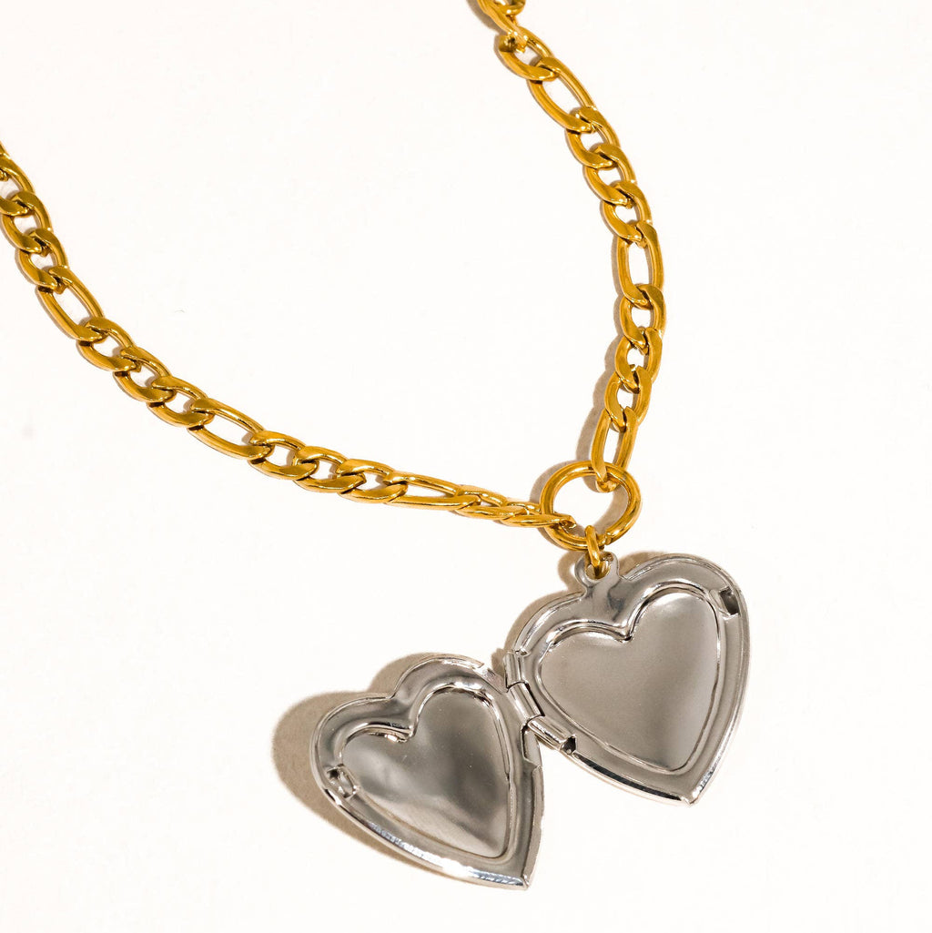 Heart Locket Necklace: N148
