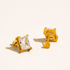 The Tracy Rectangle Earrings: E43